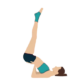 Yoga pose for bladder health