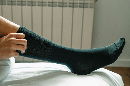 Learn how compression socks can help with edema.